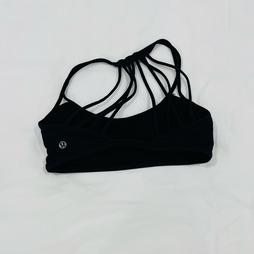 Lululemon Athletica Free to be Wild Black Yoga Bra Intimates - Picture 2 of 2